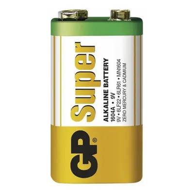 Alkalická baterie GP SUPER 9V