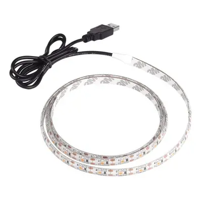 LED pásek 3528, 5V s USB, 1 metr Bílá