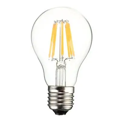 LED žárovka AMPF06 Filament, E27 6W, teplá bílá