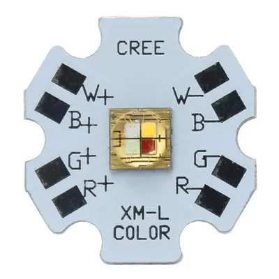 Cree 12W XML RGBWW LED dioda na 20mm PCB desce