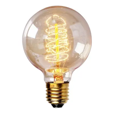 Designová retro žárovka Edison O7 60W průměr 80mm, patice E27