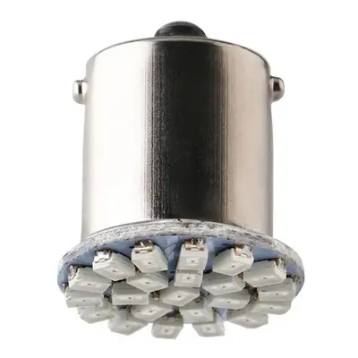 BA15S, 2W, 22x 3014 SMD LED - Bílá, 24V