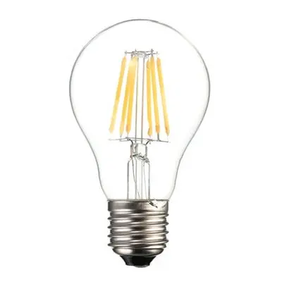 LED žárovka AMPF08 Filament, E27 8W, bílá