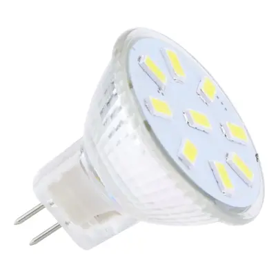 LED žárovka MR11 9x 5730 2W, 220lm, 120°, přírodní bílá