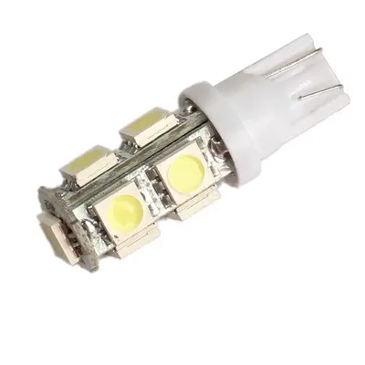 LED 9x 5050 SMD patice T10, W5W - Bílá