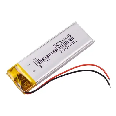 Li-Pol baterie 380mAh, 3.7V, 501646