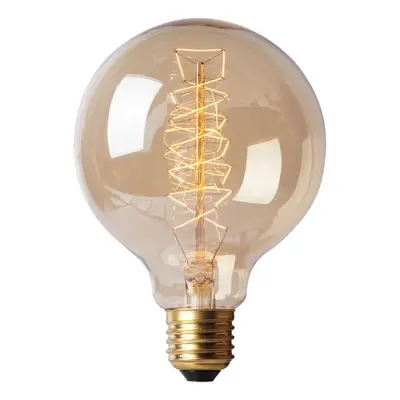 Designová retro žárovka Edison O3 40W průměr 95mm, patice E27