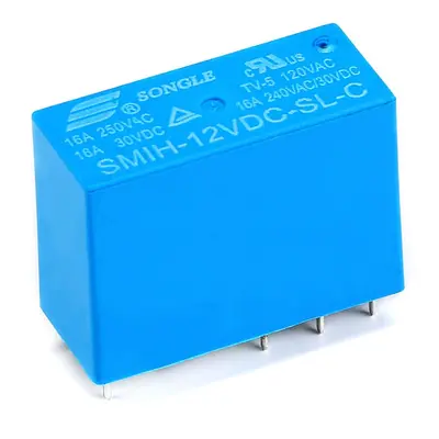 Relé SMIH-05VDC-SL-C, 5V DC/250V AC 16A