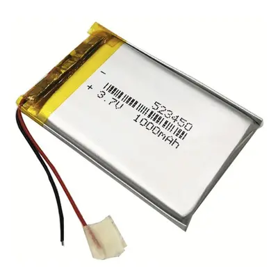 Li-Pol baterie 1000mAh, 3.7V, 523450