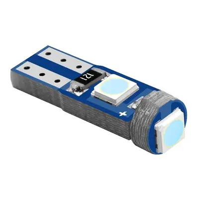 T5, 3x 3030 SMD LED, 1.2W - Modrá