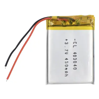 Li-Pol baterie 450mAh, 3.7V, 403040