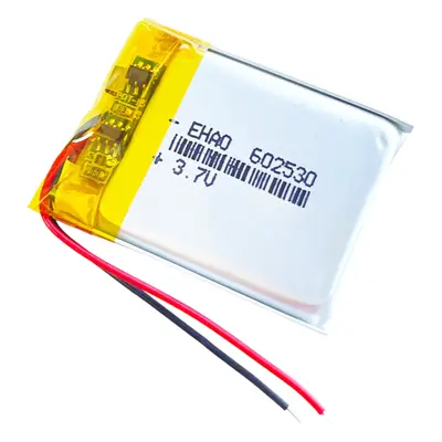 Li-Pol baterie 500mAh, 3.7V, 602530