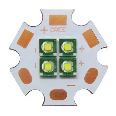 LED Dioda Cree XPE XP-E 12W PCB, 12V, Bílá 4000-4500K