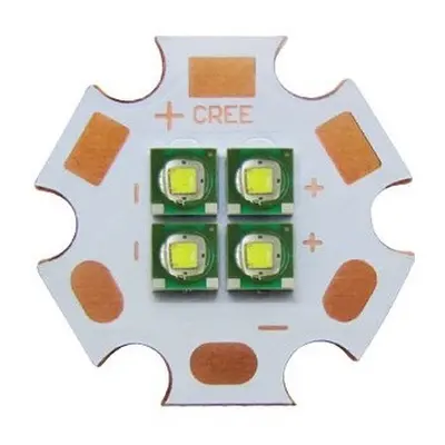 LED Dioda Cree XPE XP-E 12W PCB, 6V, Bílá 5700-6500K