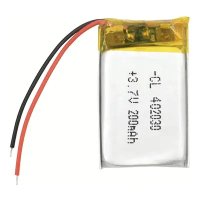 Li-Pol baterie 200mAh, 3.7V, 402030