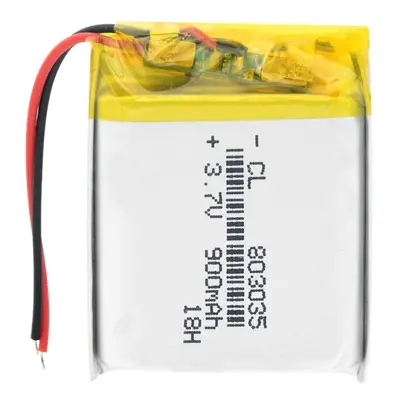 Li-Pol baterie 900mAh, 3.7V, 803035