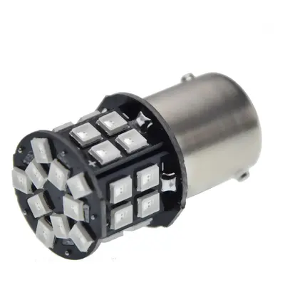 BAY15D, 30 SMD 5050 LED, 6V - Červená, obrácená polarita