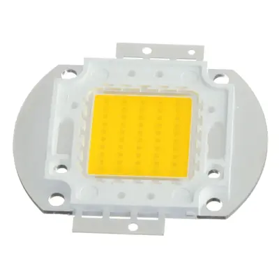 SMD LED Dioda 50W, Teplá bílá, 3000-3500K, 12-15V DC