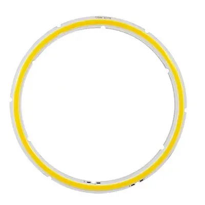 COB LED Dioda ⌀120mm, 12W Teplá bílá