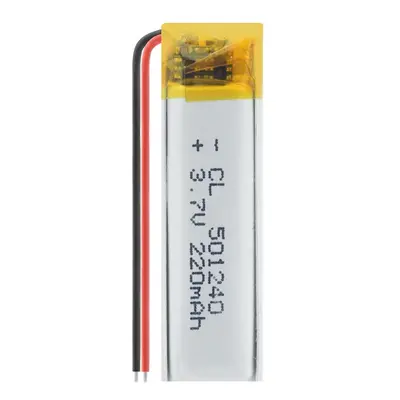 Li-Pol baterie 220mAh, 3.7V, 501240