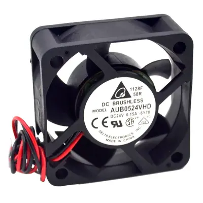 Ventilátor AUB0524VHD, 50x50x20mm, 24V DC, XH2.54