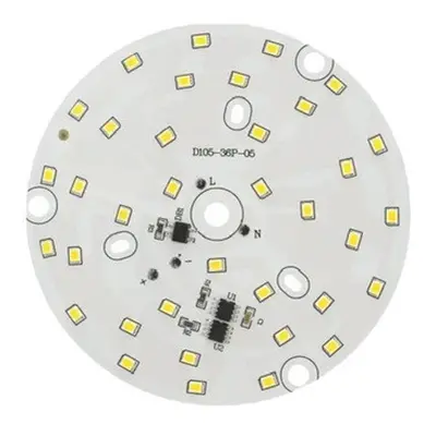 LED modul kulatý 15W, ⌀105mm, 220-240V AC Teplá bílá (3000-3500K)