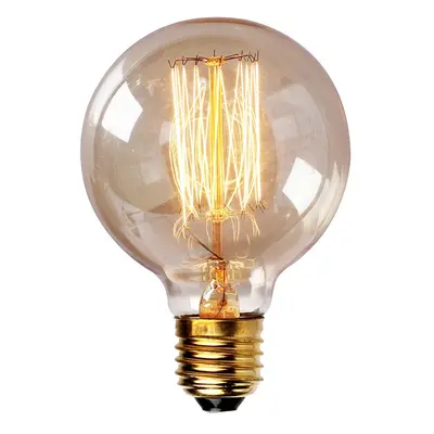 Designová retro žárovka Edison O2 60W průměr 80mm, patice E27