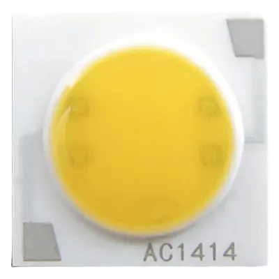 COB LED Dioda s keramickou PCB, 3W, AC 220-240V, 300lm Teplá bílá (3000-3500K)