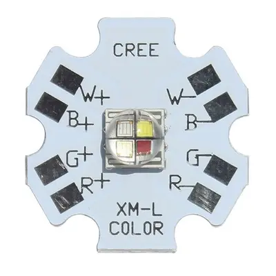 Cree 12W XML RGBW LED dioda na 20mm PCB desce