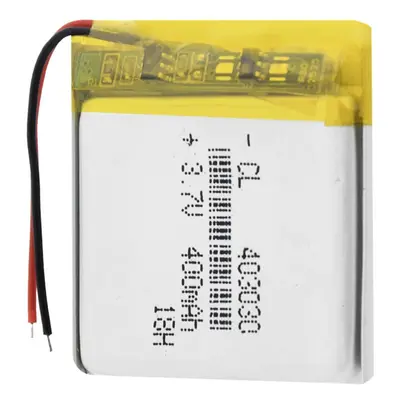 Li-Pol baterie 400mAh, 3.7V, 403030