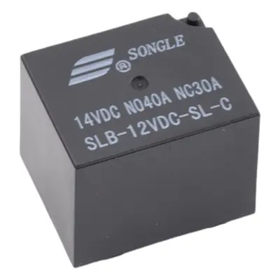 Relé SLB-12VDC-SL-C, 12V DC/14V DC NC-30A, NO-40A