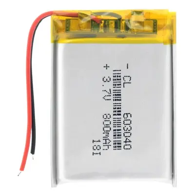 Li-Pol baterie 800mAh, 3.7V, 603040