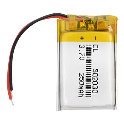 Li-Pol baterie 250mAh, 3.7V, 502030