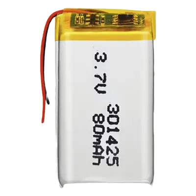 Li-Pol baterie 80mAh, 3.7V, 301425