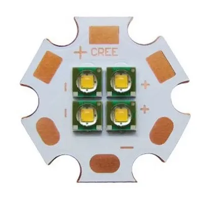 LED Dioda Cree XPE XP-E 12W PCB, 6V, Teplá bílá 2900-3200K