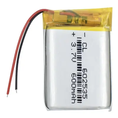 Li-Pol baterie 600mAh, 3.7V, 602535