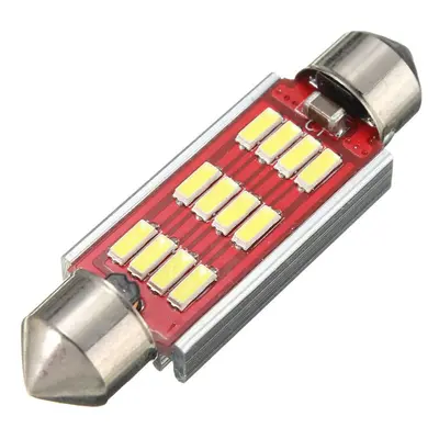 LED 12x 4014 SMD SUFIT Hliníkové chlazení, CANBUS - 42mm, Bílá