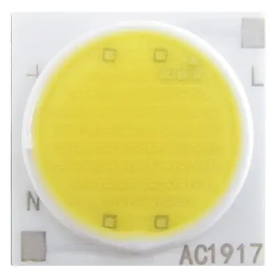 COB LED Dioda s keramickou PCB, 12W, AC 220-240V, 1200lm Přírodní bílá (4000-4500K)