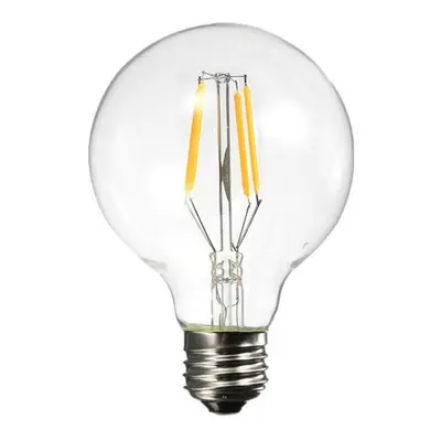 LED žárovka AMPG80 Filament, E27 4W, teplá bílá