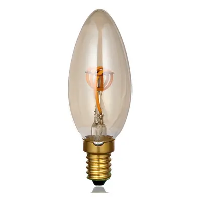 Designová retro žárovka LED Edison O1 svíčková 3W, patice E14