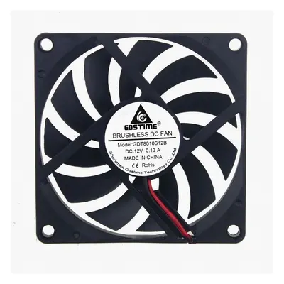 Ventilátor 80x80x10.8mm, 12V DC