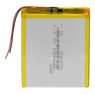 Li-Pol baterie 1800mAh, 3.7V, 306070