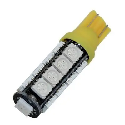 LED 17x 5050 SMD patice T10, W5W - Žlutá