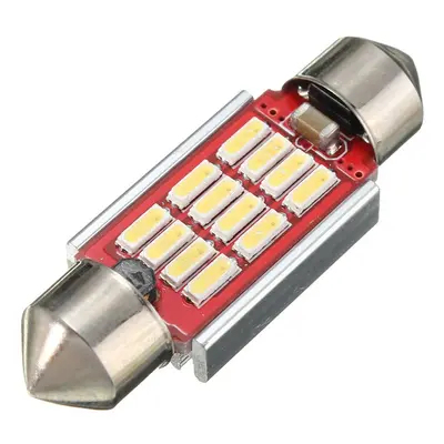 LED 12x 4014 SMD SUFIT Hliníkové chlazení, CANBUS - 36mm, Bílá