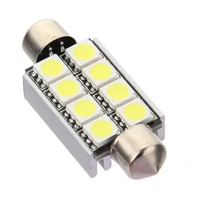 LED 8x 5050 SMD SUFIT Hliníkové chlazení, CANBUS - 42mm, Bílá