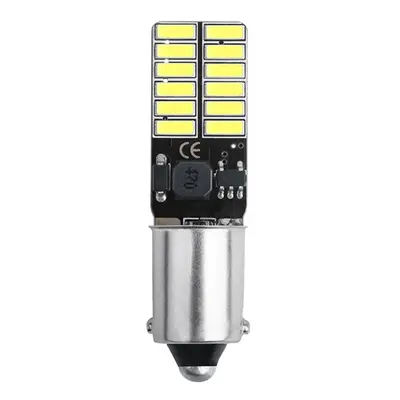 LED 24x 4014 SMD patice BA9S, T4W, CANBUS - Bílá