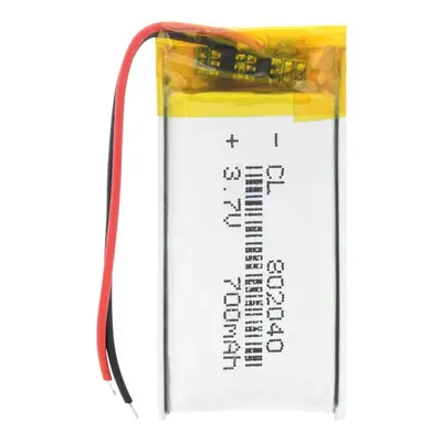 Li-Pol baterie 700mAh, 3.7V, 802040