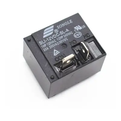 Relé SLI-12VDC-SL-A, 12V DC/250V AC 30A, 4-pin