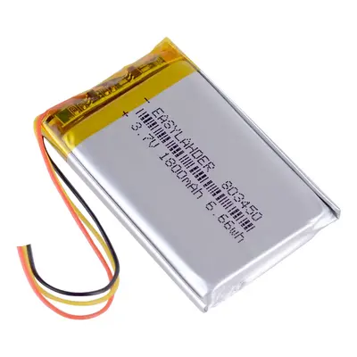 Li-Pol baterie 1500mAh, 3.7V, 803450, 3 vodiče