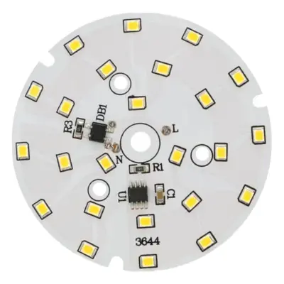 LED modul kulatý 12W, ⌀74mm, 220-240V AC Teplá bílá (3000-3500K)